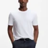 T-Shirt mit Bubble-Jacquard-Struktur aus einer Baumwollmischung T-Shirt mit Bubble-Jacquard-Struktur aus einer Baumwollmischung
