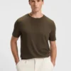 T-Shirt mit Bubble-Jacquard-Struktur aus einer Baumwollmischung T-Shirt mit Bubble-Jacquard-Struktur aus einer Baumwollmischung