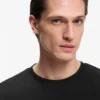 T-Shirt mit Bubble-Jacquard-Struktur aus einer Baumwollmischung T-Shirt mit Bubble-Jacquard-Struktur aus einer Baumwollmischung