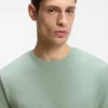 T-Shirt mit Bubble-Jacquard-Struktur aus einer Baumwollmischung T-Shirt mit Bubble-Jacquard-Struktur aus einer Baumwollmischung
