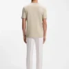 T-Shirt mit Bubble-Jacquard-Struktur aus einer Baumwollmischung T-Shirt mit Bubble-Jacquard-Struktur aus einer Baumwollmischung