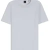 T-Shirt mit Bubble-Jacquard-Struktur aus einer Baumwollmischung T-Shirt mit Bubble-Jacquard-Struktur aus einer Baumwollmischung