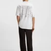T-Shirt mit College-Motiven aus Baumwolljersey