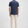 T-Shirt mit doppeltem Kragen aus Baumwolle und Seide T-Shirt mit doppeltem Kragen aus Baumwolle und Seide