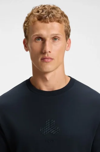 T-Shirt mit farblich abgestimmtem Aufdruck aus Interlock-Baumwolle