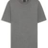 T-Shirt mit Fischgrätmuster aus Baumwolle