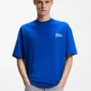 T-Shirt mit Flaggenlogo aus Baumwolljersey T-Shirt mit Flaggenlogo aus Baumwolljersey
