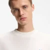 T-Shirt mit Flaggenlogo aus Baumwolljersey T-Shirt mit Flaggenlogo aus Baumwolljersey