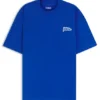 T-Shirt mit Flaggenlogo aus Baumwolljersey T-Shirt mit Flaggenlogo aus Baumwolljersey