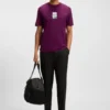 T-Shirt mit Fotodruck aus Stretch-Baumwolle T-Shirt mit Fotodruck aus Stretch-Baumwolle
