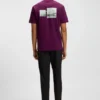 T-Shirt mit Fotodruck aus Stretch-Baumwolle T-Shirt mit Fotodruck aus Stretch-Baumwolle