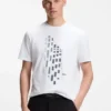 T-Shirt mit geometrischem Print aus Stretch-Baumwolle T-Shirt mit geometrischem Print aus Stretch-Baumwolle