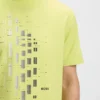 T-Shirt mit geometrischem Print aus Stretch-Baumwolle T-Shirt mit geometrischem Print aus Stretch-Baumwolle