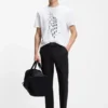 T-Shirt mit geometrischem Print aus Stretch-Baumwolle T-Shirt mit geometrischem Print aus Stretch-Baumwolle