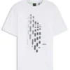 T-Shirt mit geometrischem Print aus Stretch-Baumwolle T-Shirt mit geometrischem Print aus Stretch-Baumwolle