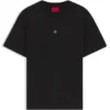T-Shirt mit gestapeltem Logo aus Baumwollmischung T-Shirt mit gestapeltem Logo aus Baumwollmischung