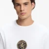 T-Shirt mit gesticktem Aufnäher aus Baumwollfrottee