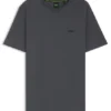T-Shirt mit gesticktem Logo aus Baumwollpiqué T-Shirt mit gesticktem Logo aus Baumwollpiqué