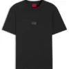 T-Shirt mit geteiltem Logo aus Baumwolljersey