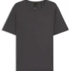 T-Shirt mit glänzendem Logo aus Pima-Baumwolle T-Shirt mit glänzendem Logo aus Pima-Baumwolle