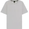 T-Shirt mit glänzendem Logo aus Pima-Baumwolle T-Shirt mit glänzendem Logo aus Pima-Baumwolle