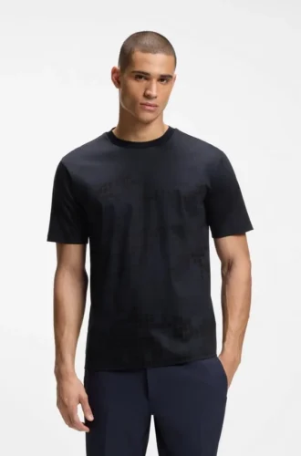 T-Shirt mit Grafikprint aus merzerisierter Baumwolle