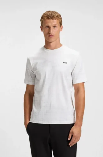 T-Shirt mit Grafikprint aus merzerisierter Baumwolle