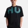 T-Shirt mit großem Logo aus Baumwolljersey T-Shirt mit großem Logo aus Baumwolljersey