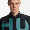 T-Shirt mit großem Logo aus Baumwolljersey