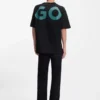 T-Shirt mit großem Logo aus Baumwolljersey