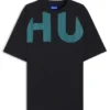 T-Shirt mit großem Logo aus Baumwolljersey T-Shirt mit großem Logo aus Baumwolljersey