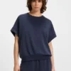 T-Shirt mit handgeschriebenem Logo in Oversize-Passform