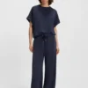 T-Shirt mit handgeschriebenem Logo in Oversize-Passform