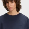 T-Shirt mit handgeschriebenem Logo in Oversize-Passform