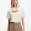 T-Shirt mit Herz-Logo aus Baumwolljersey