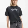 T-Shirt mit Herz-Logo aus Baumwolljersey