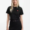 T-Shirt mit Herz-Logo aus Baumwolljersey