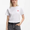 T-Shirt mit Herz-Logo aus Baumwolljersey