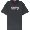 T-Shirt mit Herz-Logo aus Baumwolljersey