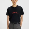 T-Shirt mit Hundemotiv aus Baumwolljersey T-Shirt mit Hundemotiv aus Baumwolljersey