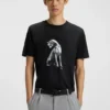 T-Shirt mit Hundemotiv aus Baumwolljersey T-Shirt mit Hundemotiv aus Baumwolljersey