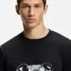 T-Shirt mit Hundemotiv aus Baumwolljersey T-Shirt mit Hundemotiv aus Baumwolljersey