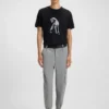 T-Shirt mit Hundemotiv aus Baumwolljersey T-Shirt mit Hundemotiv aus Baumwolljersey