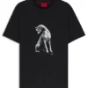 T-Shirt mit Hundemotiv aus Baumwolljersey T-Shirt mit Hundemotiv aus Baumwolljersey
