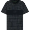 T-Shirt mit Karomuster aus Pima-Baumwolle