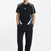 T-Shirt mit Kontrastdetails aus Stretch-Baumwolle T-Shirt mit Kontrastdetails aus Stretch-Baumwolle