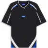 T-Shirt mit Kontrastdetails aus Stretch-Baumwolle T-Shirt mit Kontrastdetails aus Stretch-Baumwolle