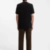 T-Shirt mit Korbgeflecht aus merzerisierter Baumwolle T-Shirt mit Korbgeflecht aus merzerisierter Baumwolle