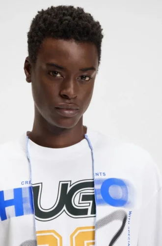 T-Shirt mit Lagen-Effekt aus Baumwolljersey