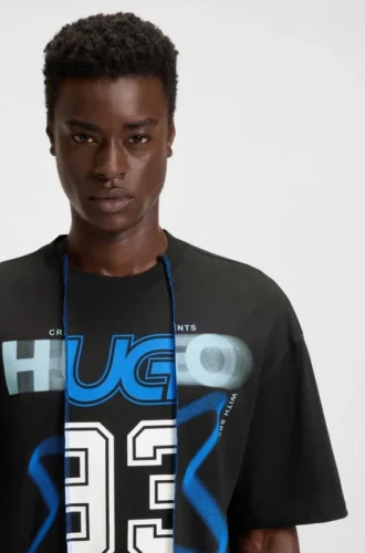 T-Shirt mit Lagen-Effekt aus Baumwolljersey